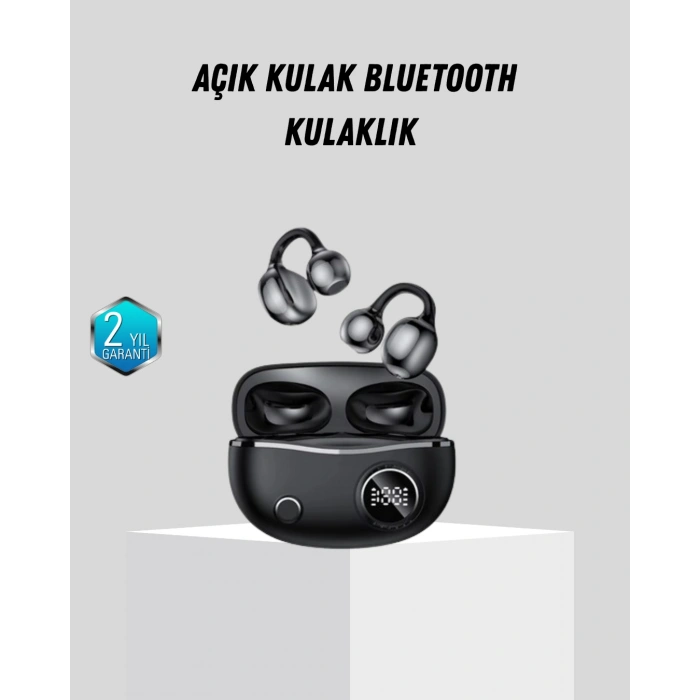 VipMarketim Açık Kulak Bluetooth Kulaklık 5.4 APTX Destekli Ergonomik Tasarım