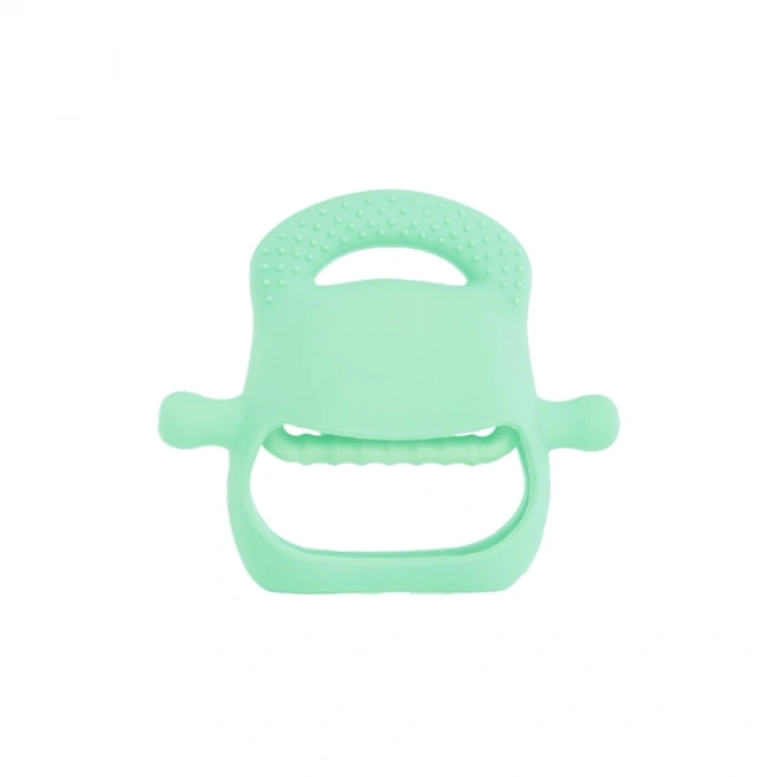 VipMarketim Açık Yeşil Bebek Silikon Diş Kaşıyıcı