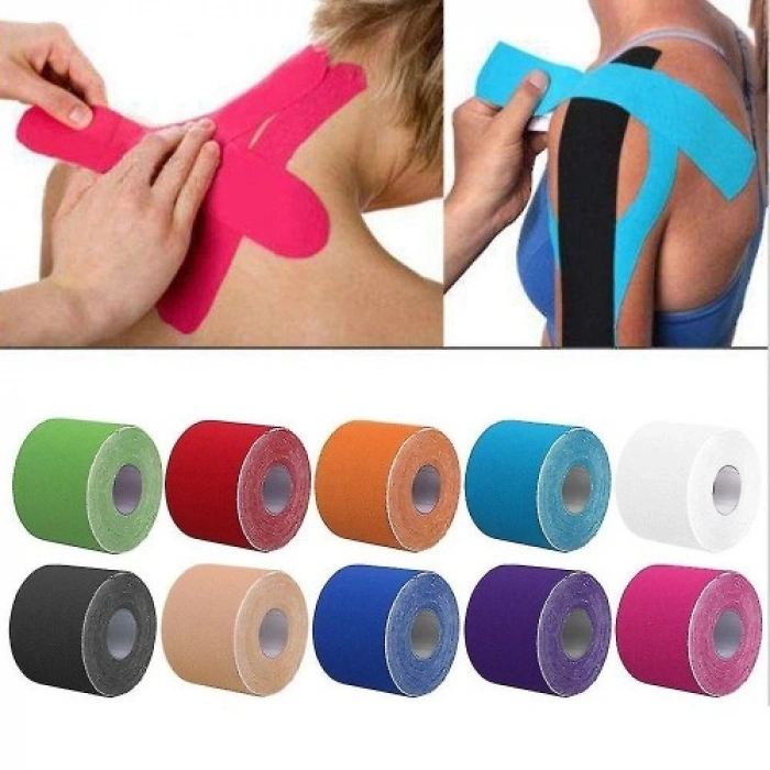 VipMarketim Ağrı Bandı Kinesiology Tape 5 cm X 5 m