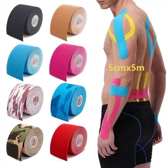 VipMarketim Ağrı Bandı Kinesiology Tape 5 cm X 5 m