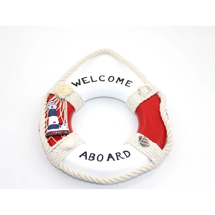 VipMarketim Ahşap Marin Duvara Asmalı Simit Model 2