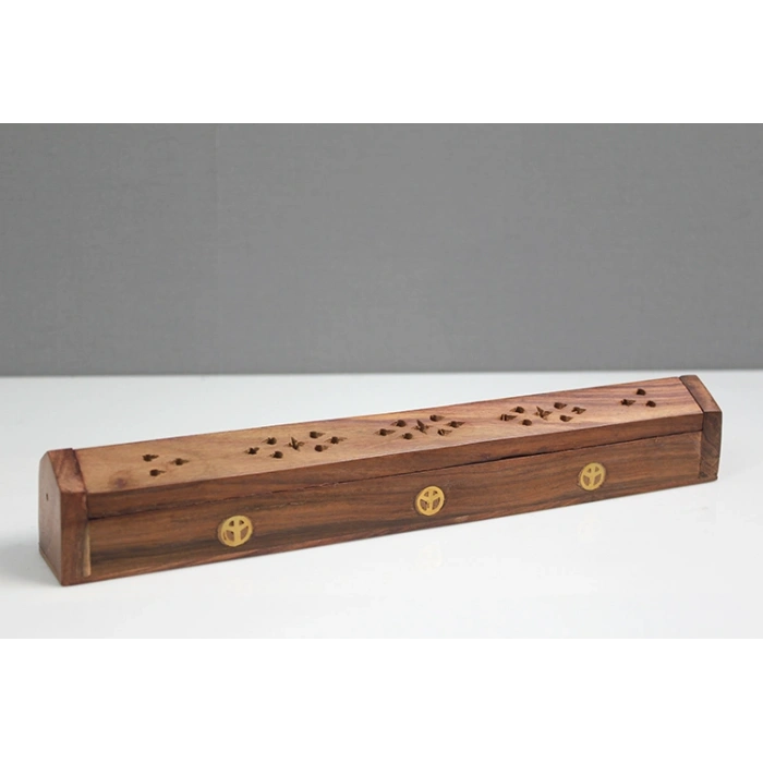 VipMarketim Ahşap Maun Tabut Tütsülük Model 2