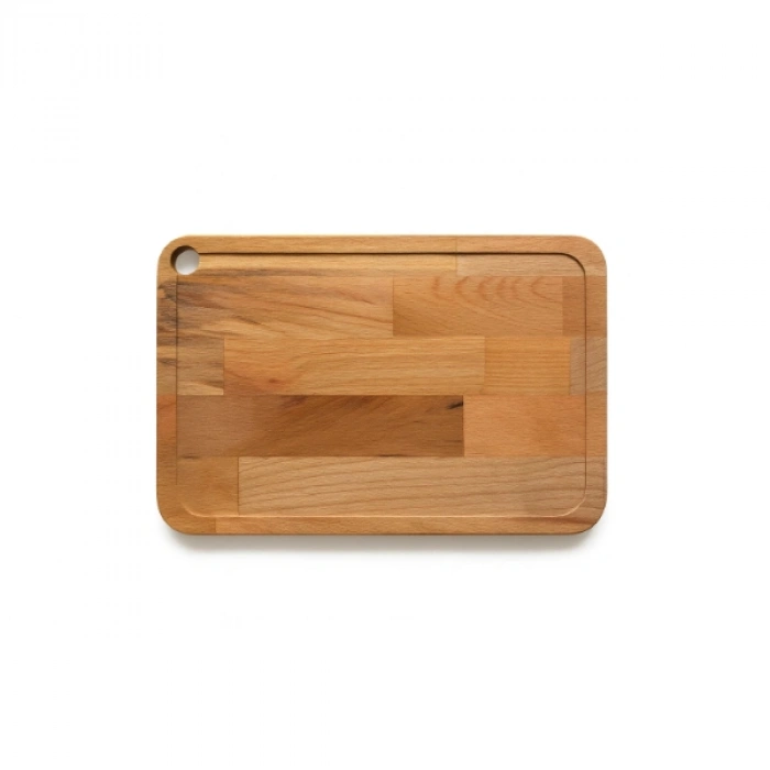 VipMarketim Ahşap Paslanmaz Çelik Kesim Ve Sunum Tahtası