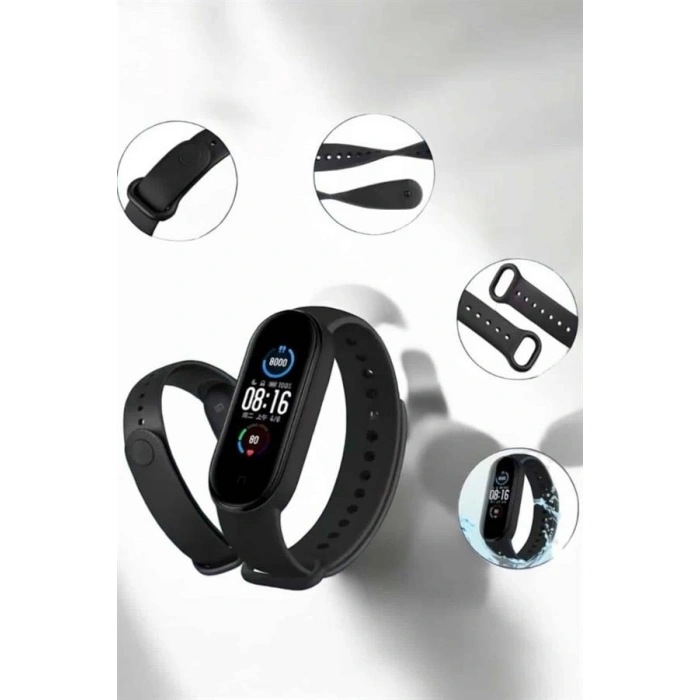 VipMarketim Akıllı Bileklik Su Geçirmez Bileklik Uzun Pil Ömrü ve Hızlı Şarj Özelliği