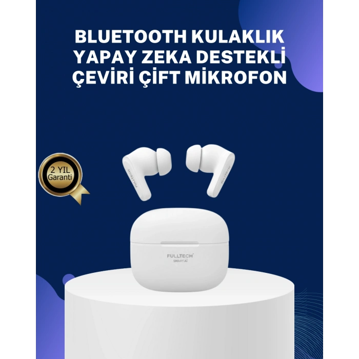 VipMarketim Akıllı Çeviri Teknolojili TWS Kulaklık Gürültü Engelleyici