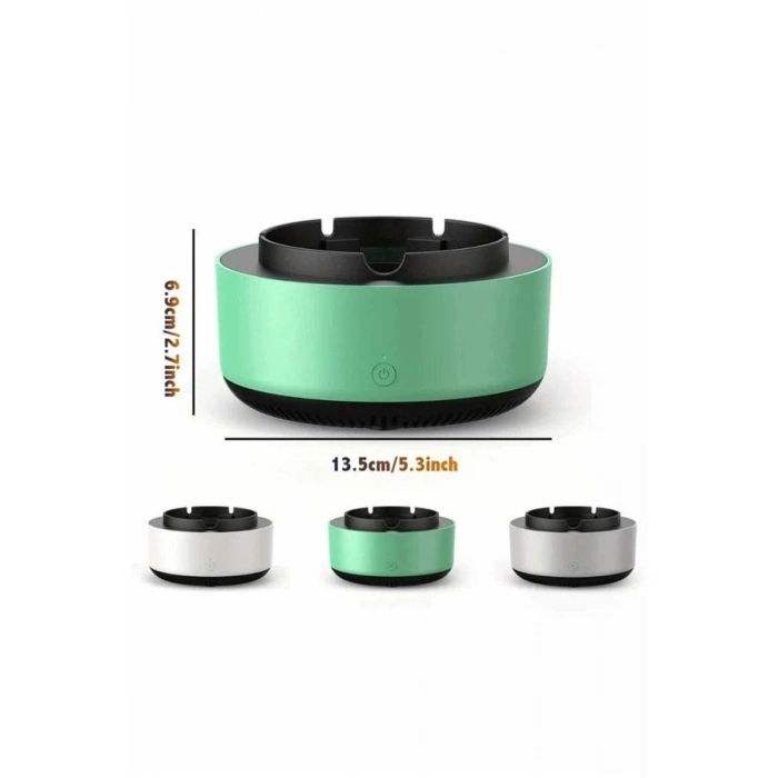 VipMarketim Akıllı Kokusuz Küllük Dumanı İçine Çeken Kül Tablası Hava Temizleyici