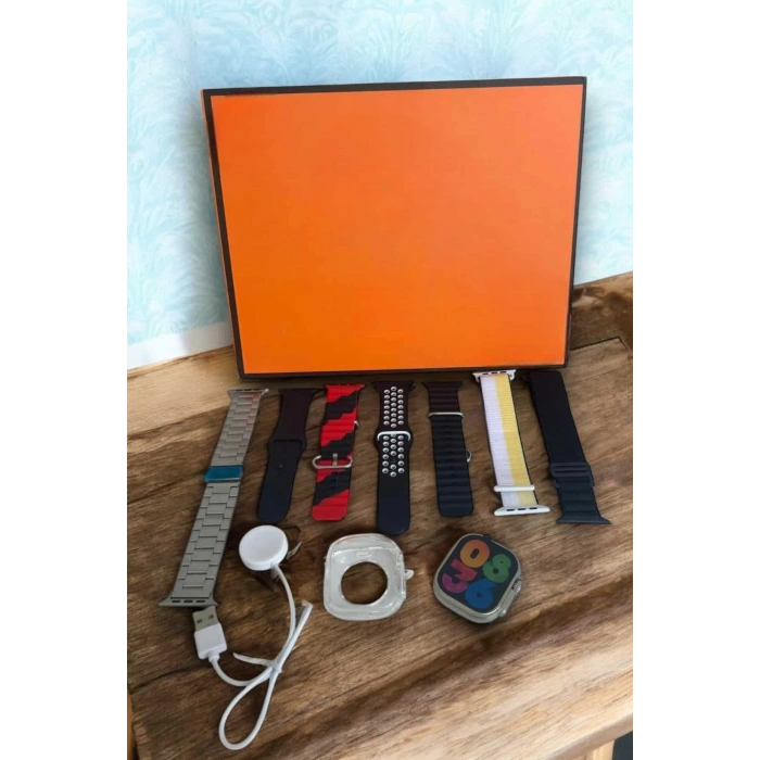 VipMarketim Akıllı Saat 7 Farklı Kordonlu Arama Cevaplayan Bildirim GPS Özelliği