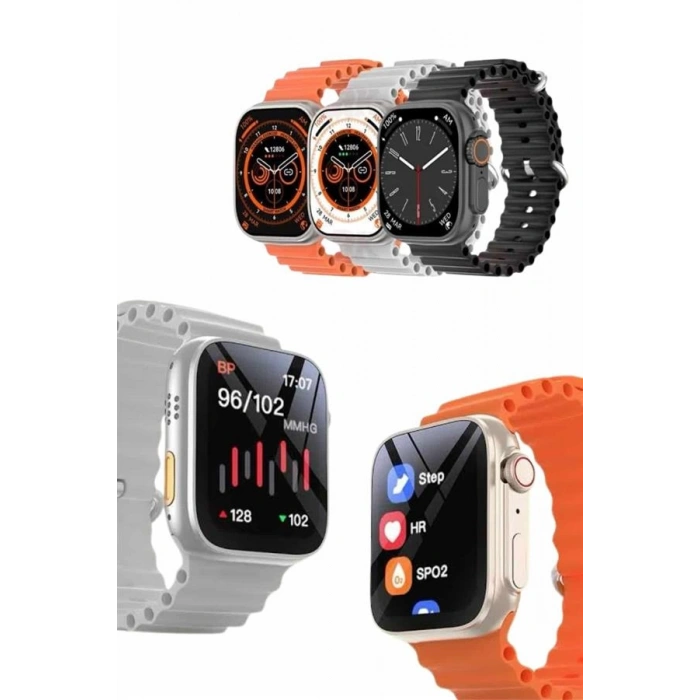 VipMarketim Akıllı Saat Amoled Ekran Bluetooth Bağlantılı Özel Tasarım Unısex