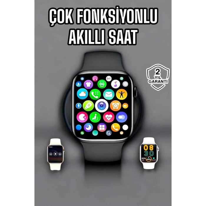 VipMarketim Akıllı Saat Amoled Ekran GPS ve Uyku Takibi Bluetooth Bağlantılı