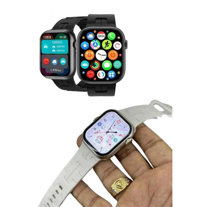 VipMarketim Akıllı Saat Android ve İOS Uyumlu Plastik Kordon Yeni Nesil