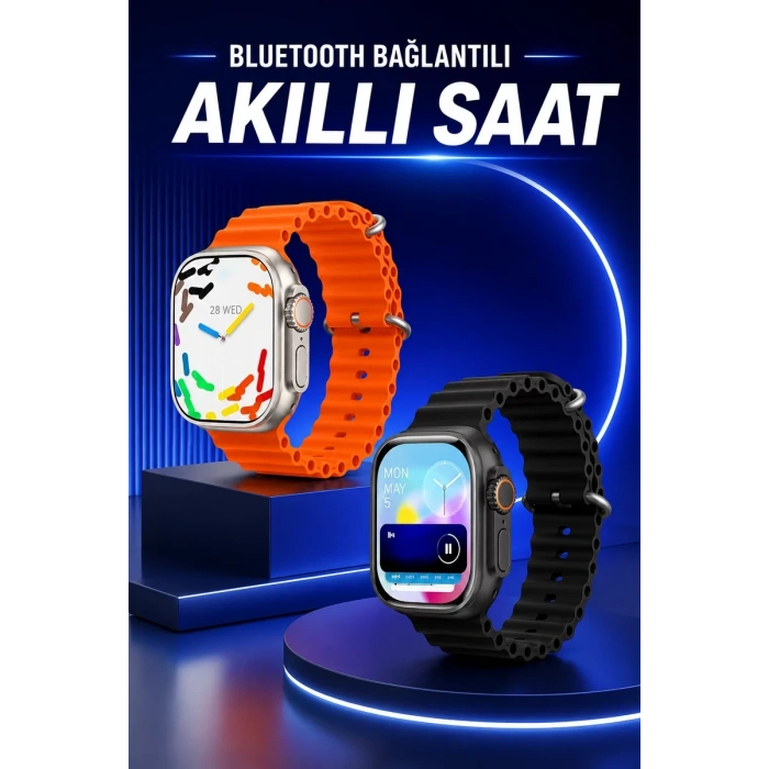 VipMarketim Akıllı Saat Arama Cevaplayan Bildirim Görme Yeni Nesil Bluetooth Bağlantılı