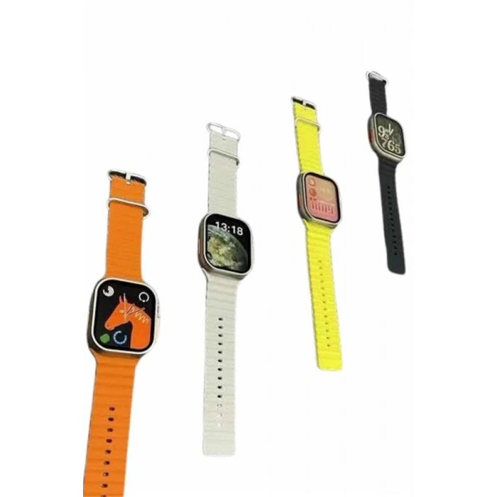 VipMarketim Akıllı Saat Bleutooth Bağlantılı Akıllı Saat Amoled Ekran 49 MM