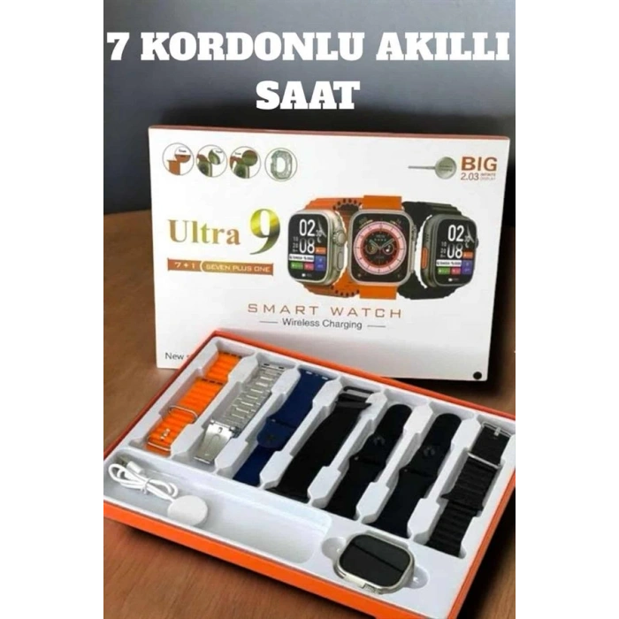 VipMarketim Akıllı Saat Bluetooth Bağlantılı 2.09 İnç HD Ekran ve Çok Yönlü Sağlık Takibi