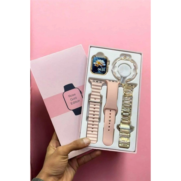 VipMarketim Akıllı Saat Bluetooth Bağlantılı Aksesuar Hediyeli GPS Takibi