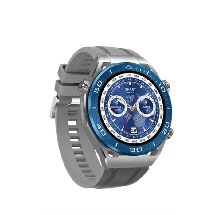 VipMarketim Akıllı Saat Çelik Kordonlu Amoled Ekran Android ve İOS Uyumlu Çağrı Cevaplayabilen