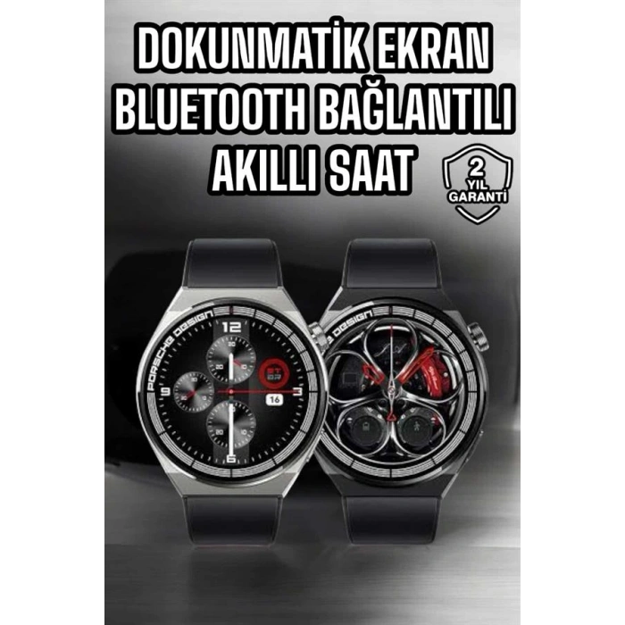 VipMarketim Akıllı Saat Dokunmatik Ekran Sesli Görüşme ve Bildirim Görme Sağlık Takibi