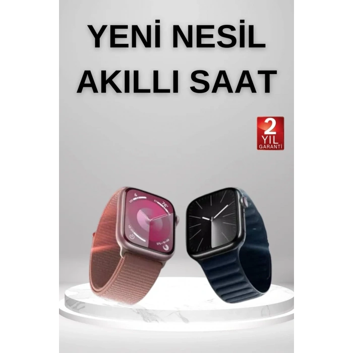 VipMarketim Akıllı Saat İos Andorid Destekli Arama Özeliği Sensörlü Bluetooth Bağlantılı