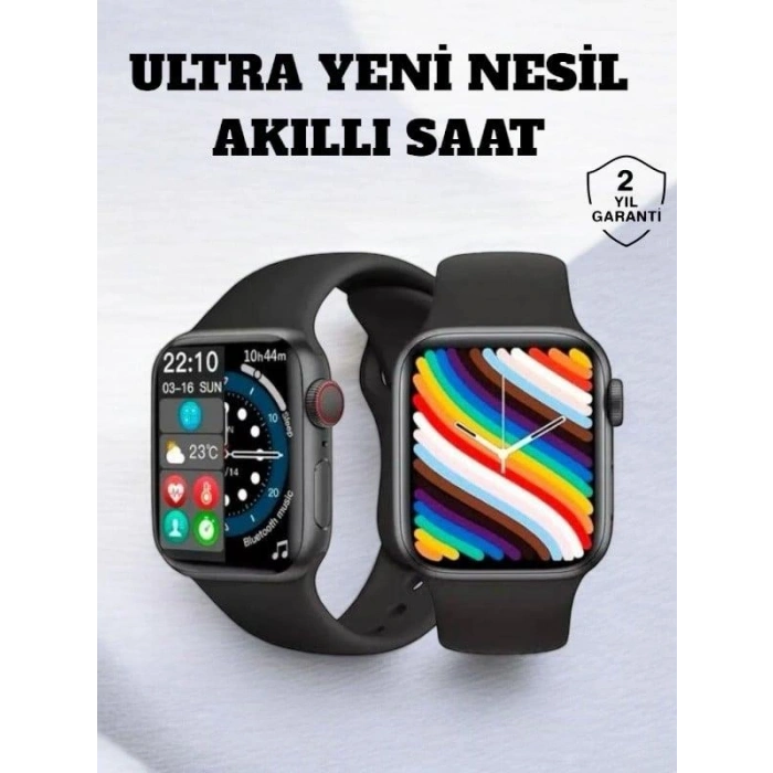 VipMarketim Akıllı Saat iOS ve Android ile Uyumlu Şık ve Çok Fonksiyonlu