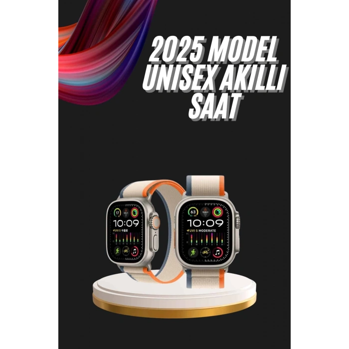VipMarketim Akıllı Saat Kol Saati Android ve İOS Uyumlu Nabız Ölçer Sesli Asistan