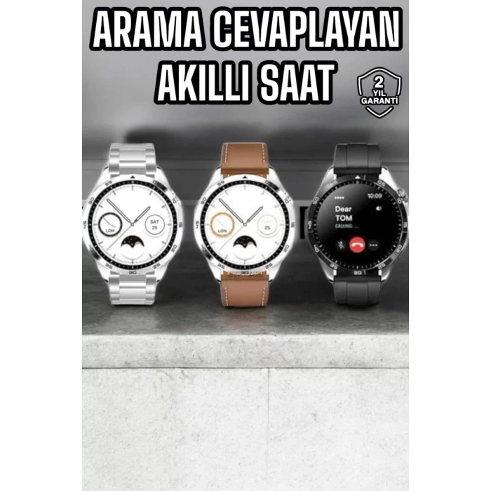 VipMarketim Akıllı Saat Titreşimli Amoled Ekran Uyku ve Sağlık Takibi Sesli Görüşme