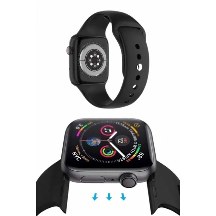 VipMarketim Akıllı Saat Uyku ve Sağlık Takibi Arama Cevaplama 44 MM Amoled Ekran