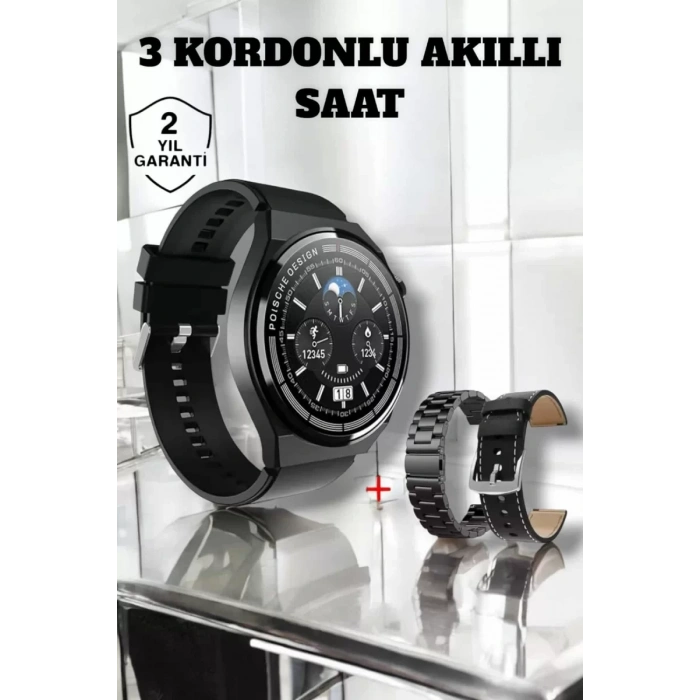 VipMarketim Akıllı Saat Uyku Ve Sağlık Takibi Bildirim Görme Arama Cevaplama