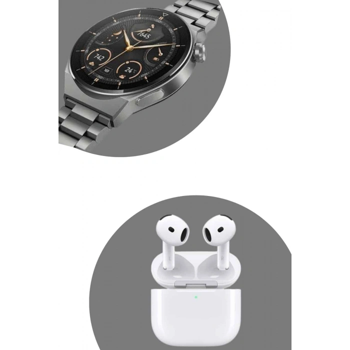 VipMarketim Akıllı Saat ve Kulaklık Seti Bildirim Görme Arama Cevaplama ANC Özelliği