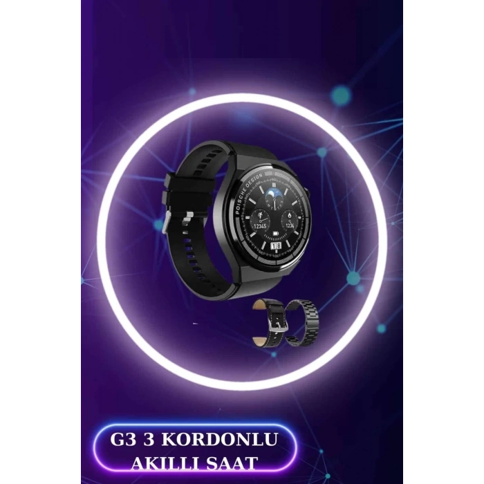 VipMarketim Akıllı Saat ve Kulaklık Seti Dokunmatik Ekran 5.0 Bluetooth Bağlantılı Sesli Görüşme
