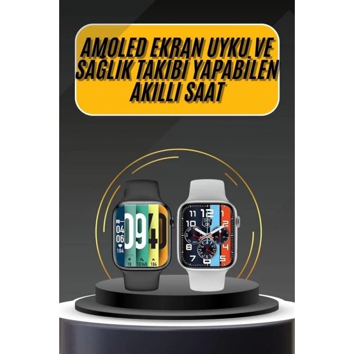 VipMarketim Akıllı Saat Yeni Nesil Android ve İOS Uyumlu Titreşim Modlu Alarm Kronometre