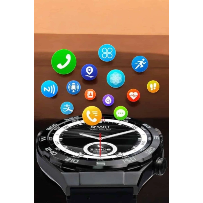 VipMarketim Akıllı Saat Yeni Nesil Bluetooth Bağlantılı Uyku ve Sağlık Takibi NFC ve GPS