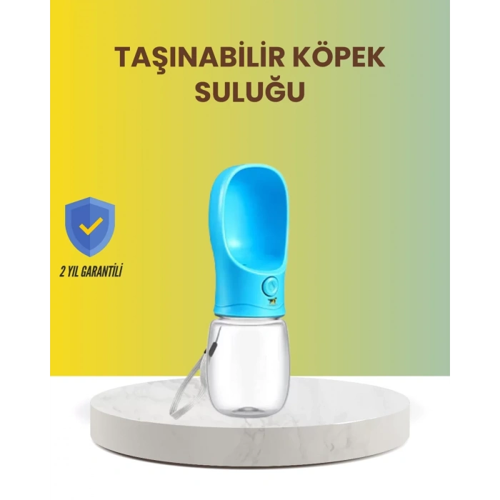 VipMarketim Akıllı Su Akış Kontrollü Köpek Su Matara Taşınabilir Gezdirme Şişesi