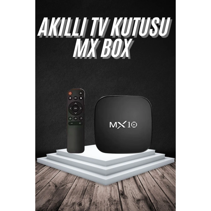 VipMarketim Akıllı TV kutusu Mx Box Android 7.1 TV kutusu 2.4G Wifi
