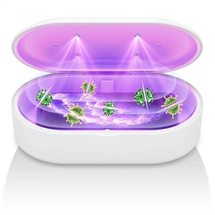 VipMarketim ALLY 15W Hızlı Kablosuz Wireless Şarj+Ultraviyole Sterilizer- Uv box-(5775)