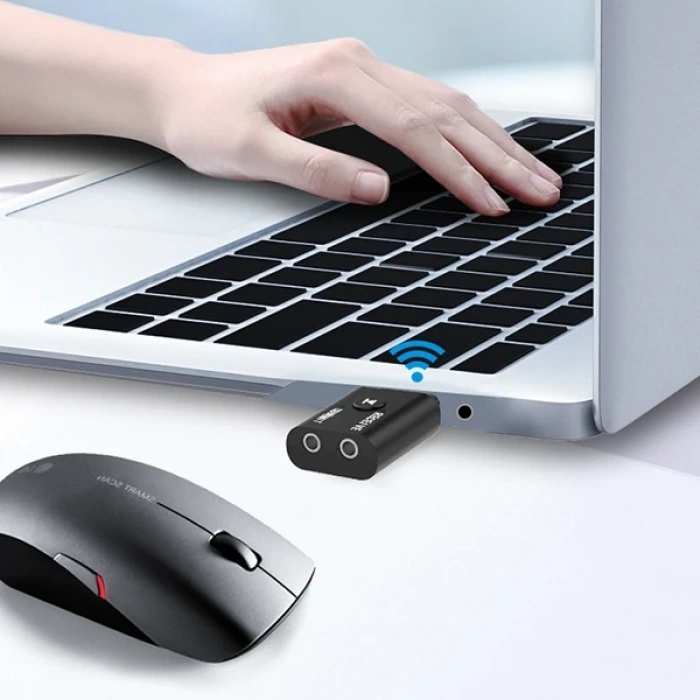 VipMarketim ALLY 2in1 Bluetooth 5.0 Mini USB Adaptör+Fm Transmitter-(5775)