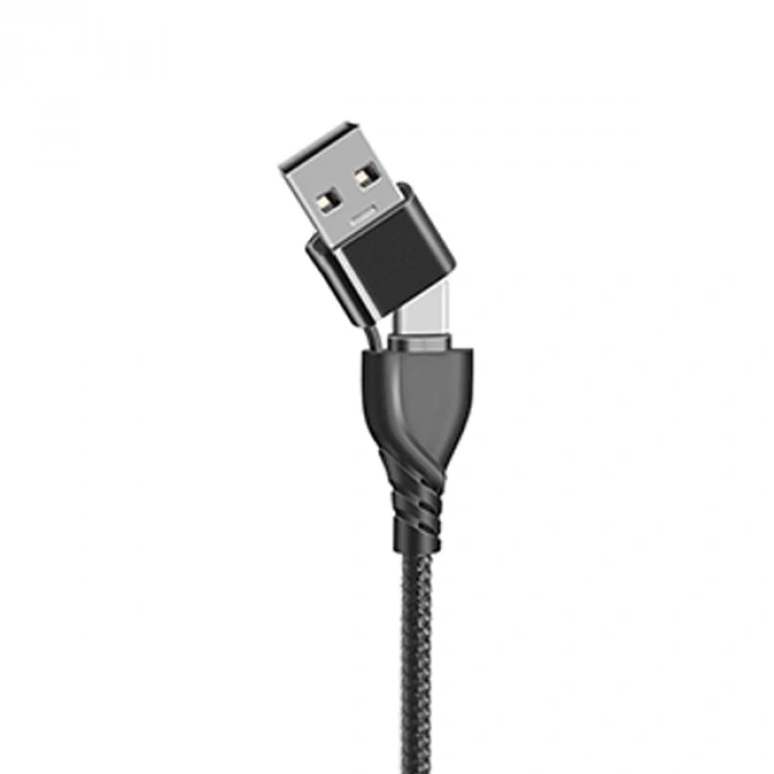 VipMarketim ALLY 2in1 USB Type C To PD Kablosu+USB Kablo-(5775)