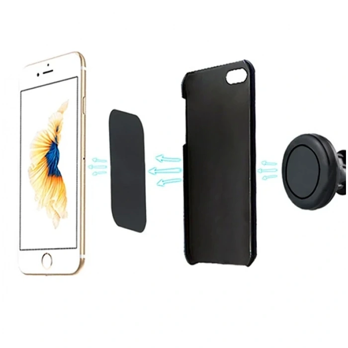 VipMarketim Ally 360 Donerli Mıknatıslı Cep Telefonu Araç Tutucu-(5775)