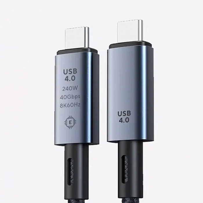 VipMarketim ALLY 40Gbps 240W Type-C 8K Görüntü ve Hızlı Data Şarj Kablosu-(5775)