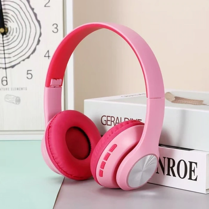 VipMarketim ALLY 66BT Kulaküstü Bluetooth 5.0 Kablosuz Kulaklık Macarons-(5775)