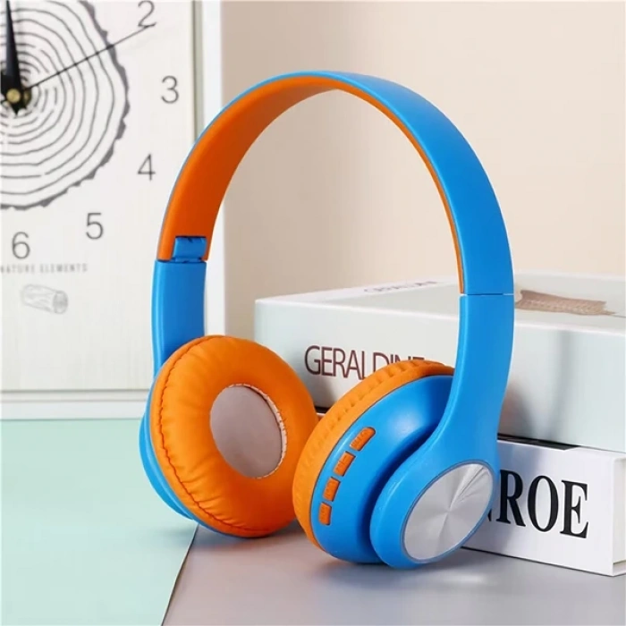 VipMarketim ALLY 66BT Kulaküstü Bluetooth 5.0 Kablosuz Kulaklık Macarons-(5775)