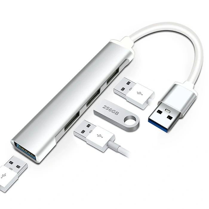 VipMarketim Ally A-809 4in1 USB to USB Hub Çoğaltıcı Adaptör-(5775)