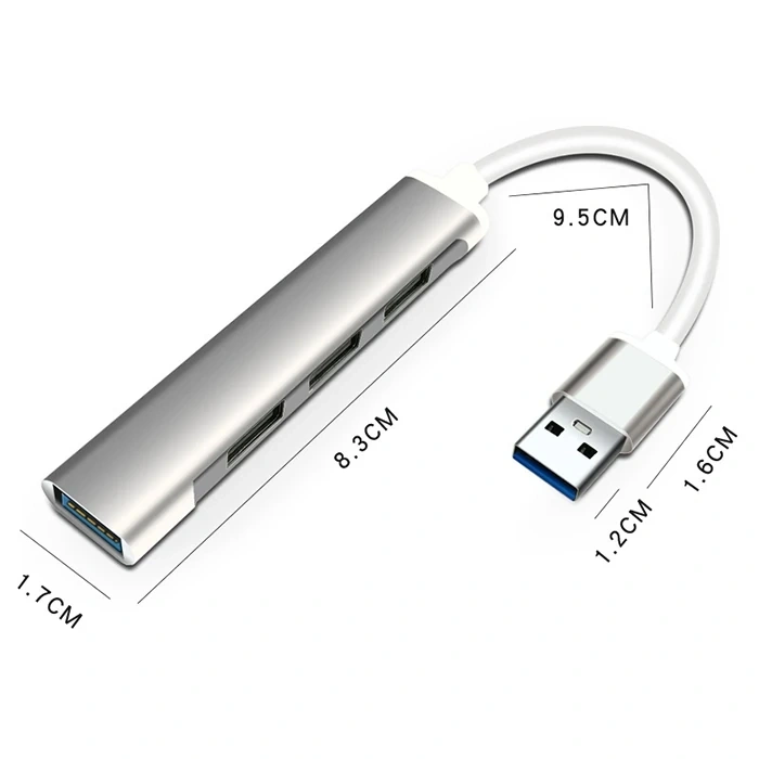 VipMarketim Ally A-809 4in1 USB to USB Hub Çoğaltıcı Adaptör-(5775)