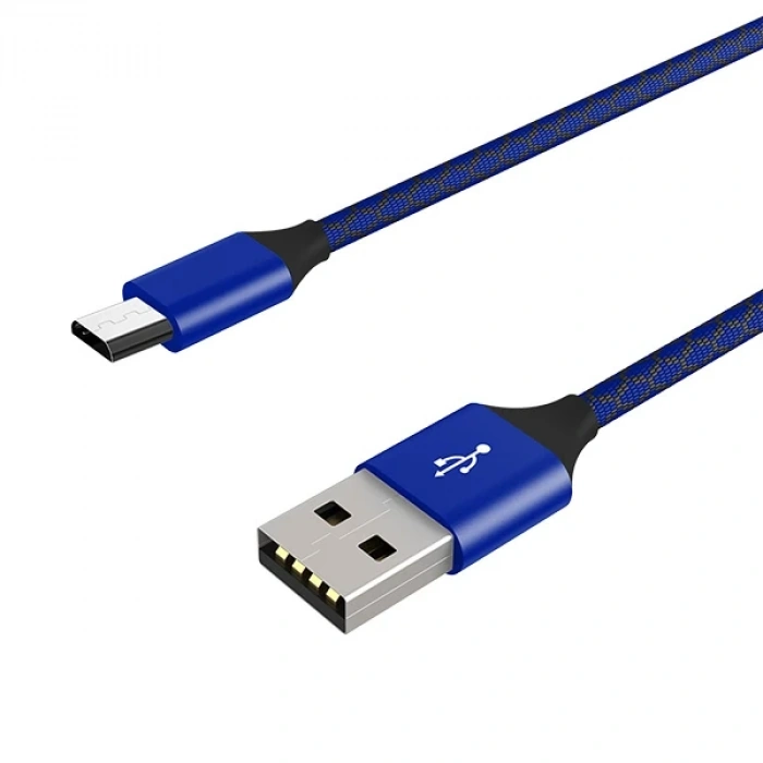 VipMarketim Ally Android Micro Usb 3.0A Hızlı Halat Usb Şarj Kablosu 1MM-(5775)