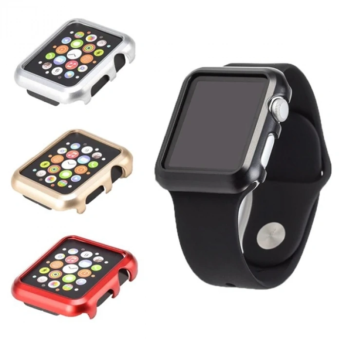 VipMarketim Ally Apple İwatch 2-3 38mm Lazer Kaplama Pc Kılıf-(5775)