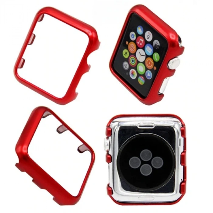 VipMarketim Ally Apple İwatch 2-3 38mm Lazer Kaplama Pc Kılıf-(5775)