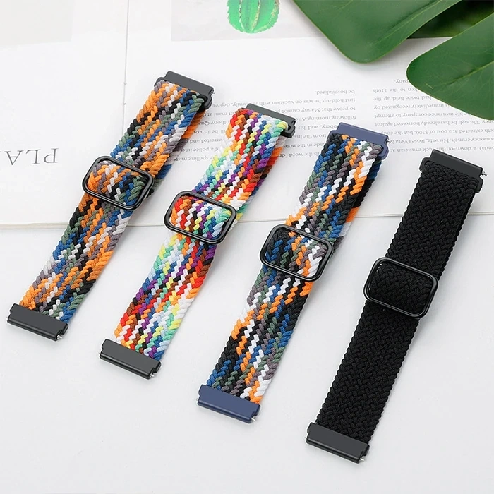 VipMarketim Ally Apple Watch 7-8 41mm 6-5-4 40mm Japon Tokalı Elastik Kayış Kordon 3-2-1 38mm-(5775)