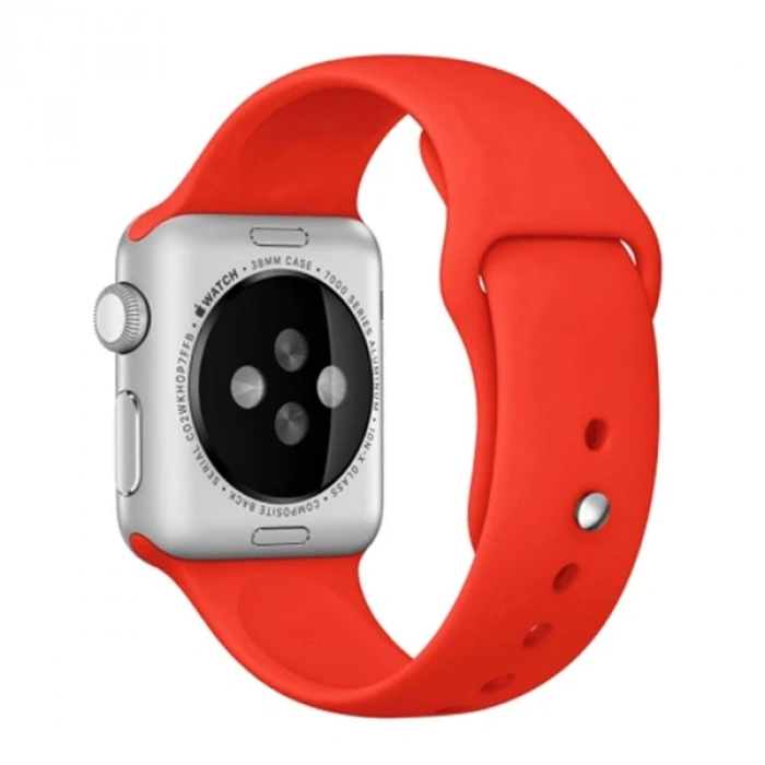 VipMarketim Ally Apple Watch 7-8 41mm 6-5-4- 40mm Silikon Kordon Kayış 3-2-1 38mm-(5775)