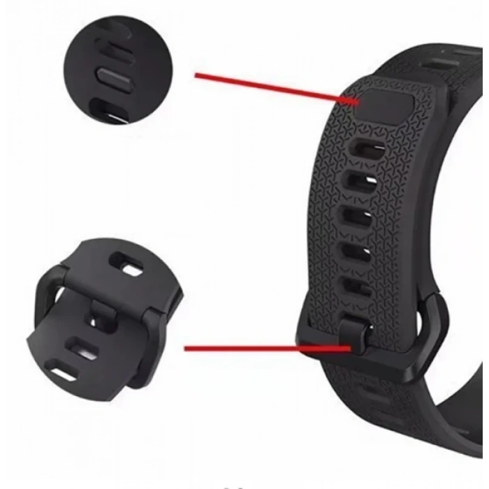 VipMarketim Ally Apple Watch 7-8 41mm 6-5-4 40mm Sport Soft Silikon Kayış Watchbelt 3-2-1 38mm-(5775)