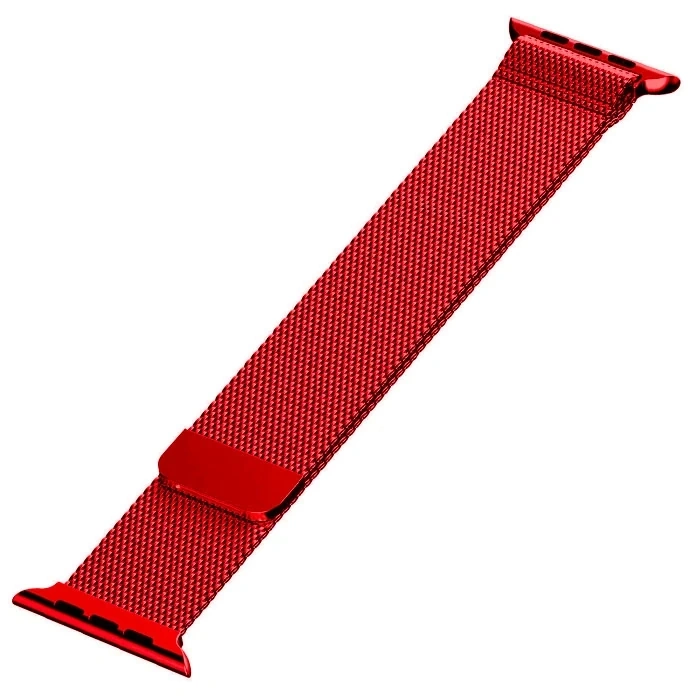 VipMarketim Ally Apple Watch 7-8 45mm 6-5-4 44mm Kayış Kordon Metal Milano Loop 3-2-1 42mm-(5775)