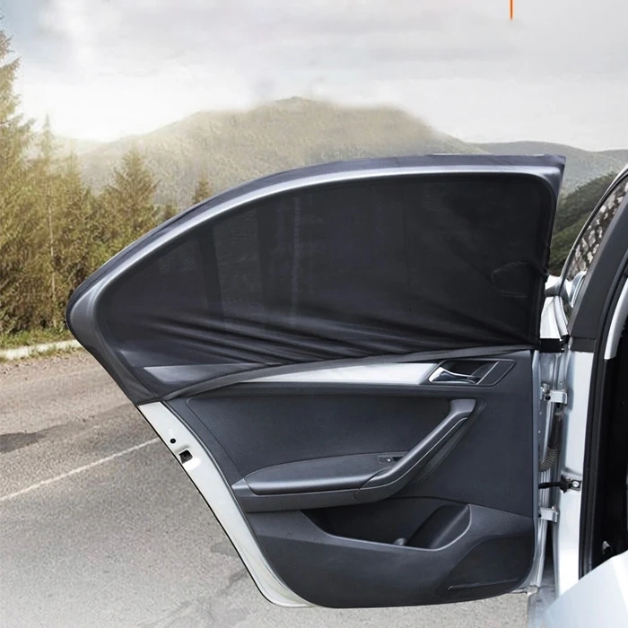 VipMarketim ALLY Araba Yan Cam Perdesi Sineklik Araç Oto Güneşlik Örtü Perde Kılıf-(5775)