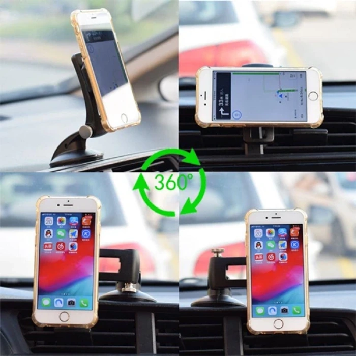 VipMarketim ALLY Araç İçi Torpido Üstü Mıknatıslı Manyetik Telefon Tutucu-(5775)